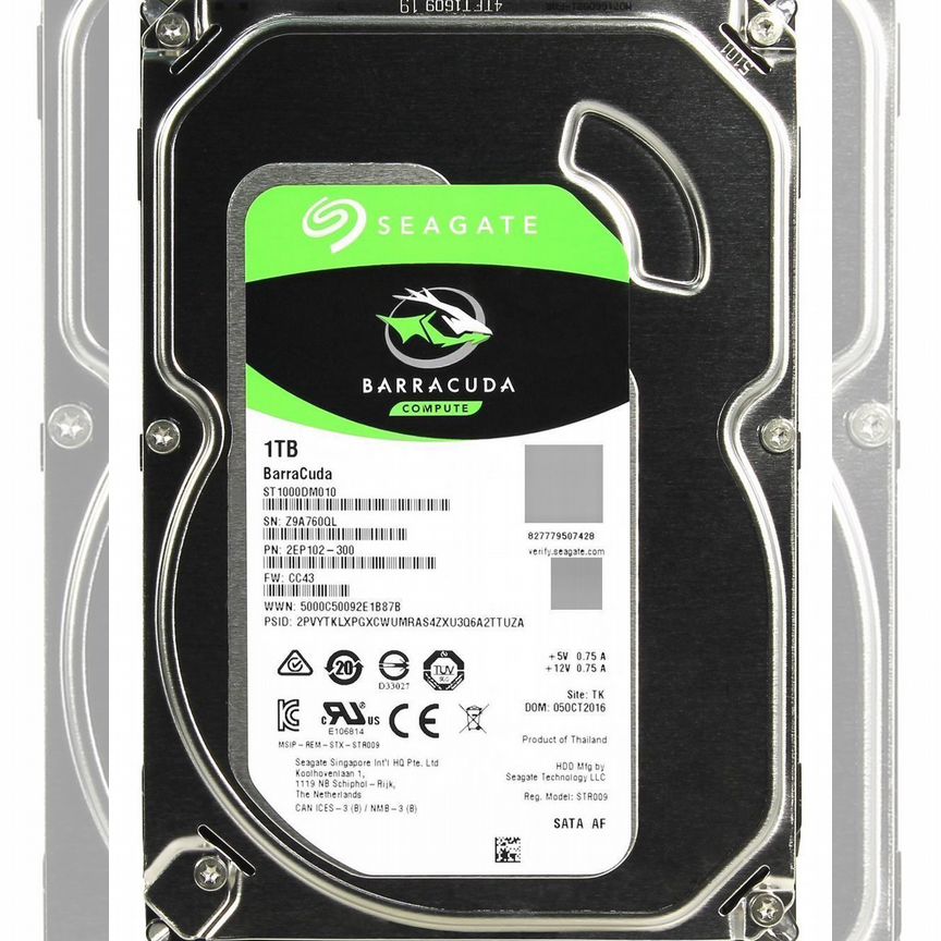[ST1000DM010] Жесткий Диск Seagate 1tb Sata3 3.5 St1000dm010