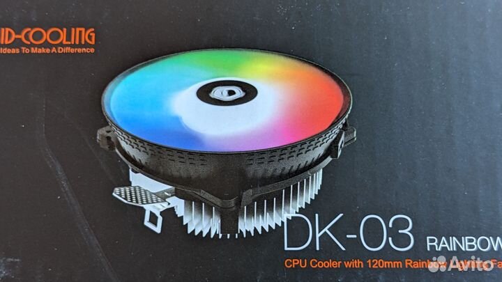 Кулер для процессора ID-Cooling DK-03 rainbow RGB