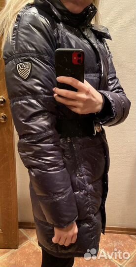 Пуховое пальто Emporio Armani