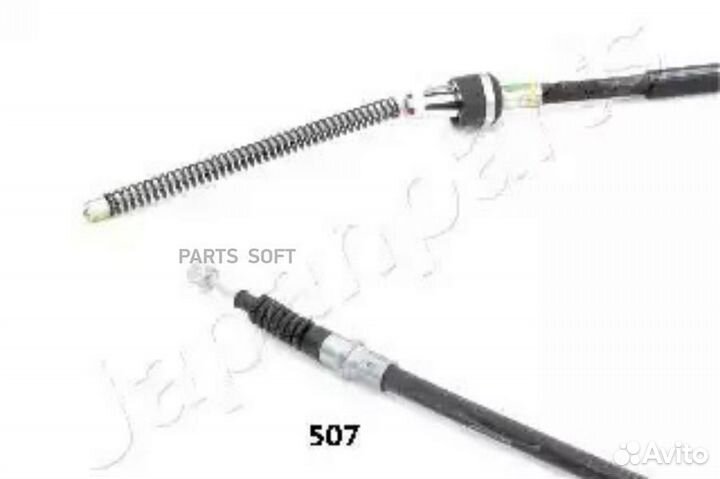 Japanparts BC507 Трос стояночного тормоза Mits L20