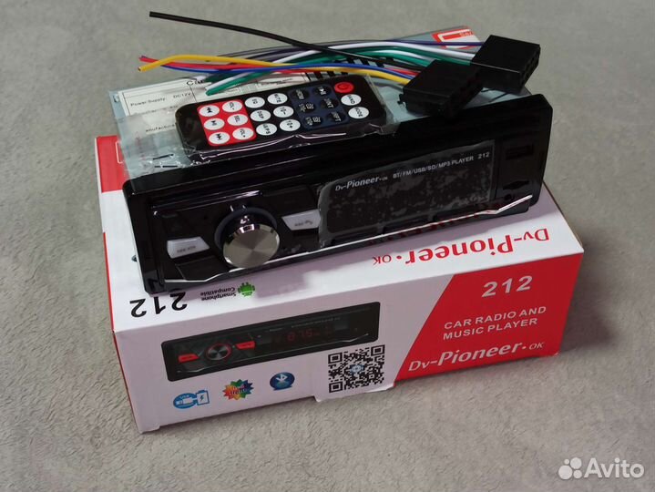 Автомагнитола Pioneer с bluetooth