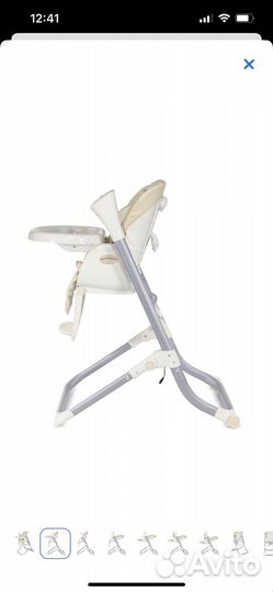 Стульчик для кормления и качели 2 в 1