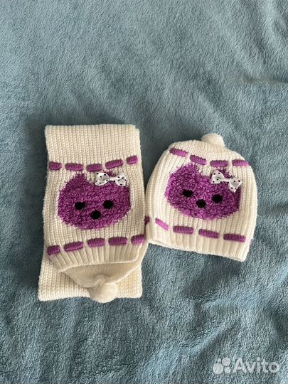 Комплект шапка шарф р. 42-44