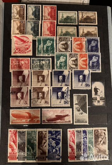 Почтовые марки СССР 1930-1938