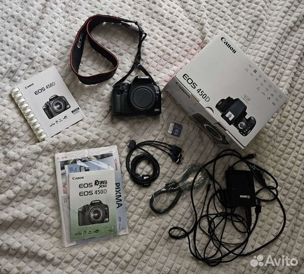 Зеркальный фотоаппарат canon 450D body