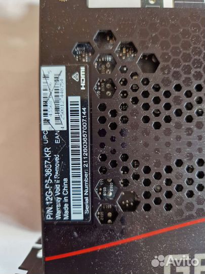 Видеокарта rtx 3060 12 гб