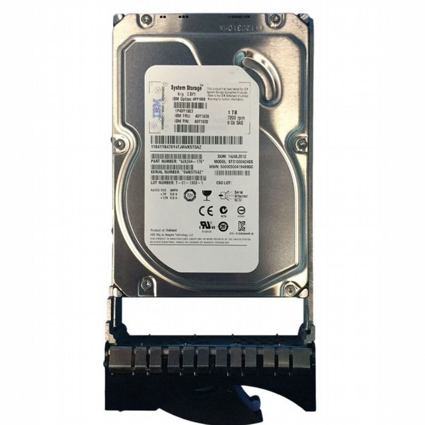 [49Y1930] Жесткий Диск Ibm 1tb Sas 3,5" Hdd 49y1930