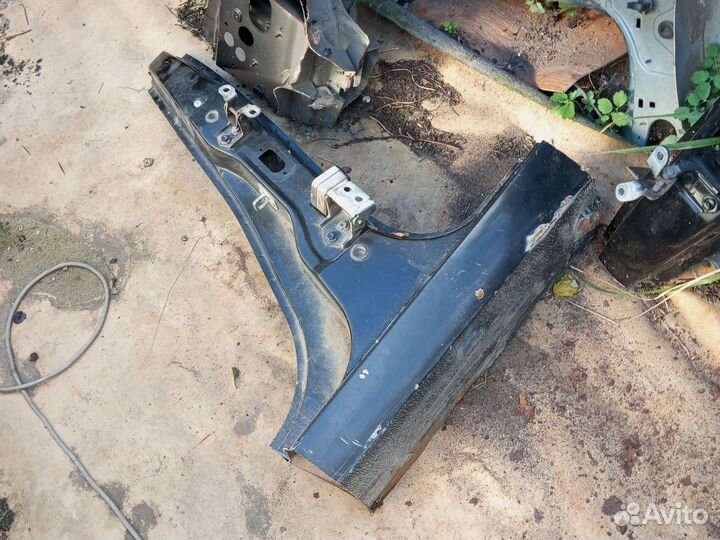 Renault megane 2 порог левый со стойкой