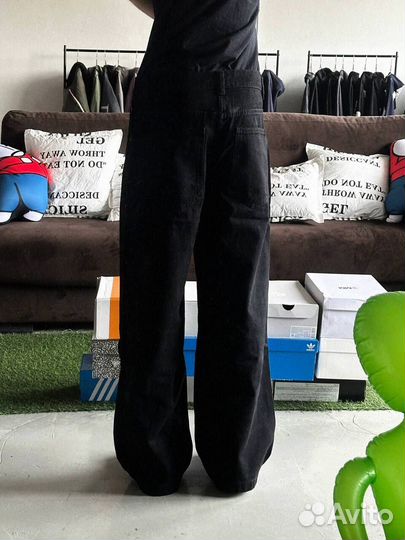 Широкие Джинсы Jaded London Solid Black новые