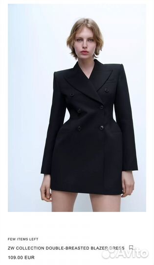 Платье-пиджак zara