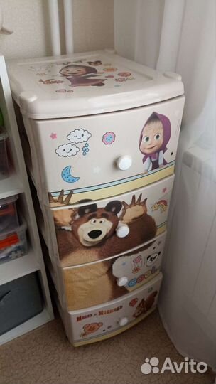 Комод детский пластиковый