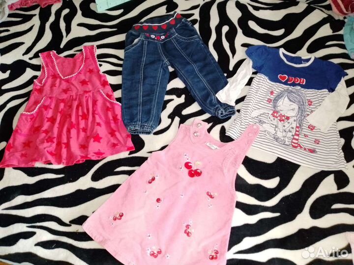 Вещи пакетом для девочки 86-92