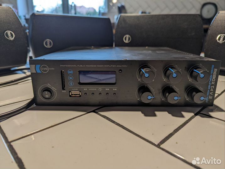 Аудиосистема CVGaudio для магазинов или помещений
