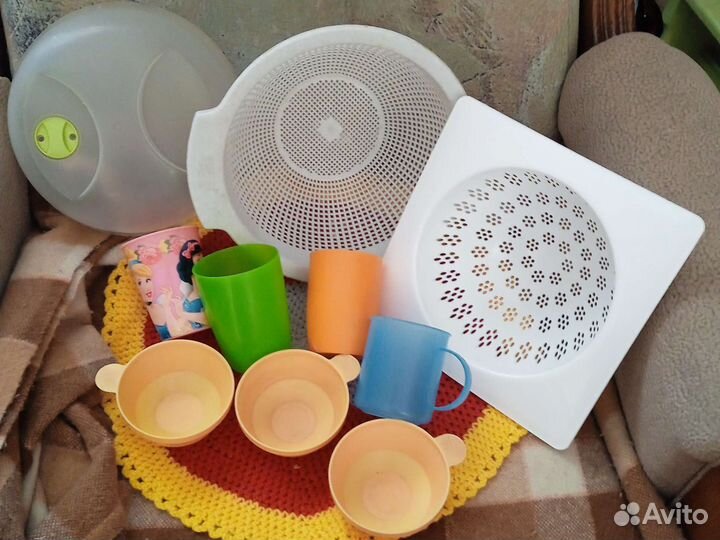 Пластиковая посуда многоразовая