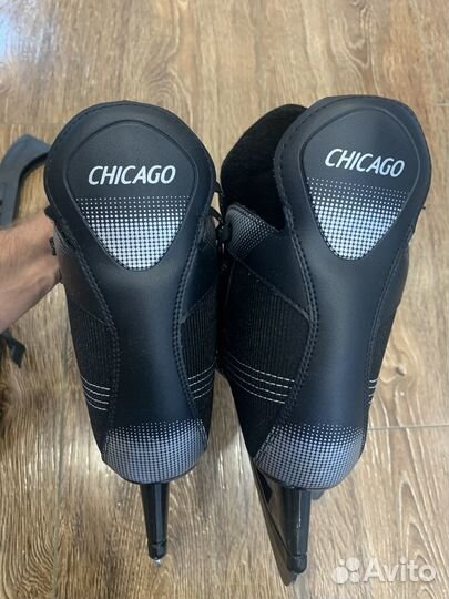 Коньки хоккейные, детские, 37 размер