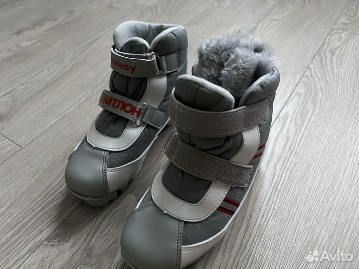 Лыжные ботинки детские 34-35