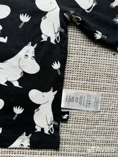 Лонгслив, кофта Reima moomin 110 унисекс