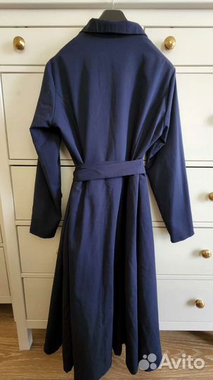 Медицинский халат платье 48 Enigma синий