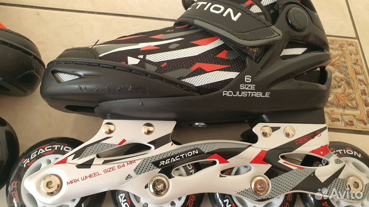 Детские раздвижные ролики reaction