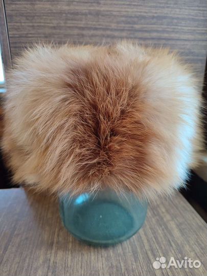 Мужская лисья шапка