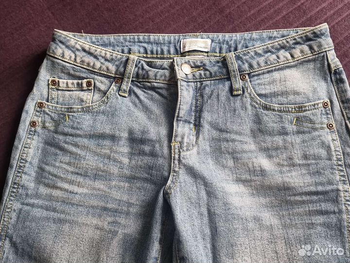 Бриджи джинсовые шорты женские 46-48