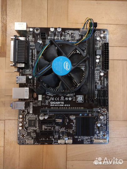 Gigabyte ga h110m + celeron 3900