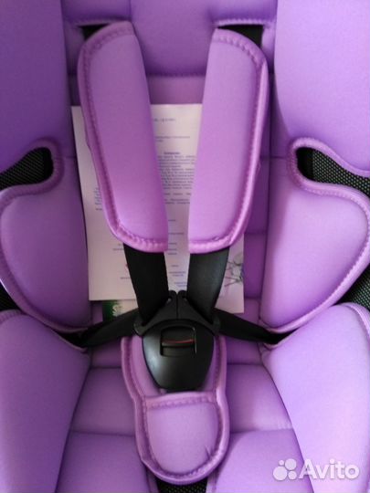 Кресло автомобильное 9-36 кг новое сиреневое