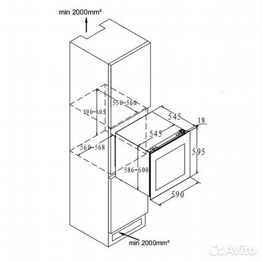 Винный шкаф korting KFW 604 DB GXN