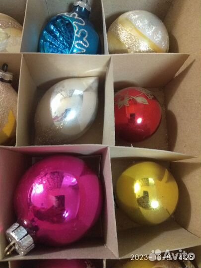 Ёлочные игрушки из ГДР