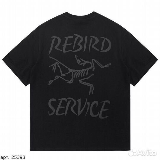 Футболка ARC'teryx rebird Чёрная