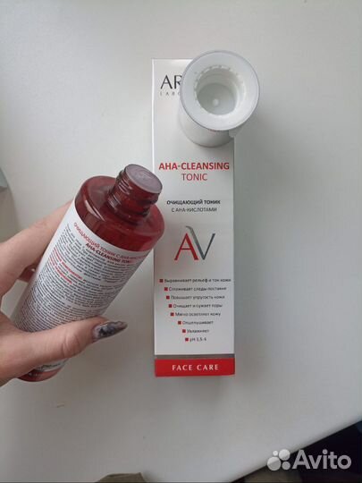 Aravia очищающий тоник С AHA-кислотами