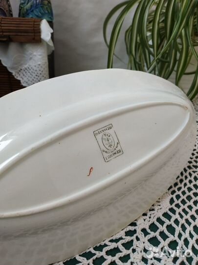 Антикварные тарелки Песочное 1927 блюдо Буди