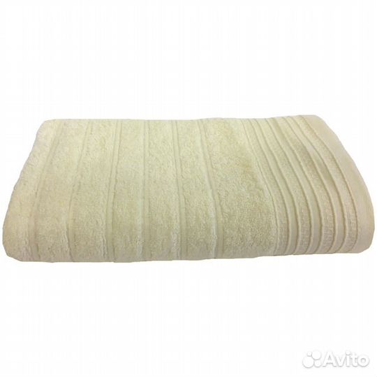 Полотенце махр. Страйп 100х150см молочное