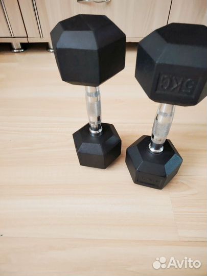 Гантели гексагональные 5 кг