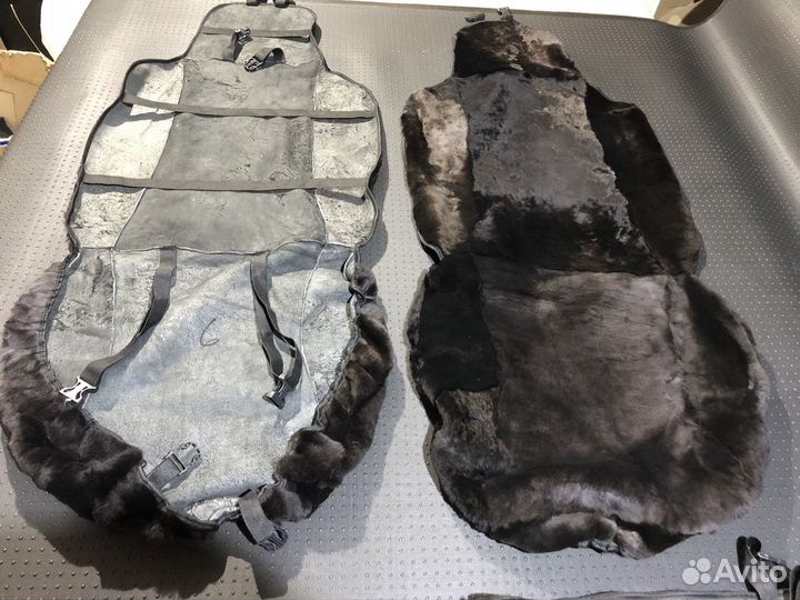 Меховые чехлы универсальные. Цена за пару