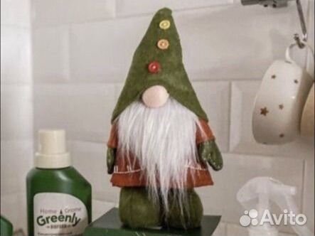 Гном Greenly в зеленом колпаке Faberlic
