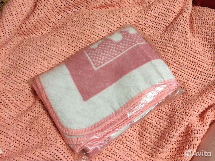 Одеяло байковое детское новое