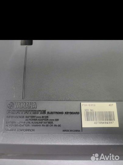 Синтезатор yamaha PSR-E313