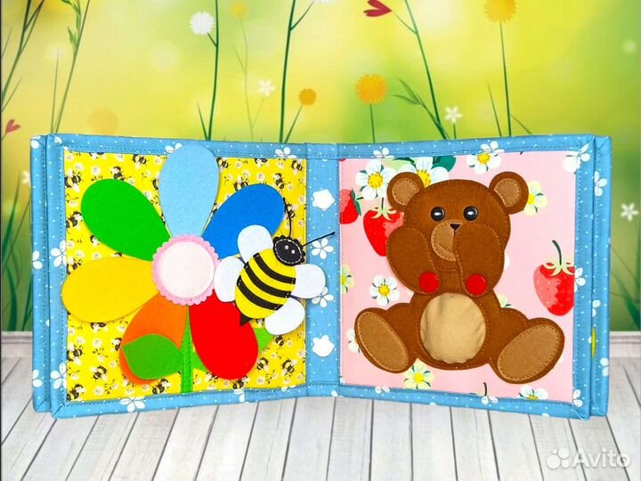 Развивающая книжка из фетра