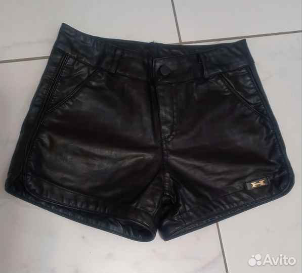 Шорты кожаные