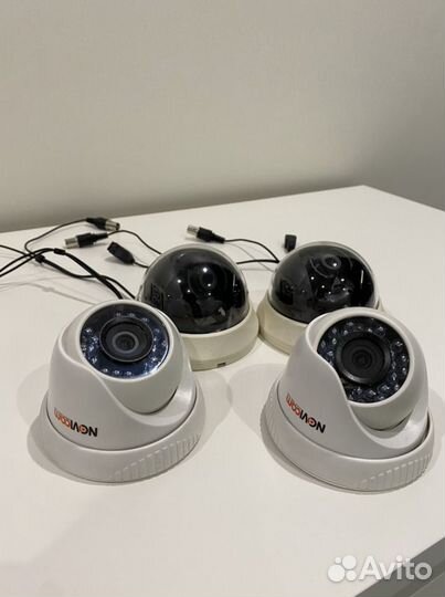 Видеонаблюдение (регистратор+4 камеры)