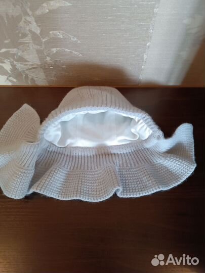 Шапочка для новорожденного осень