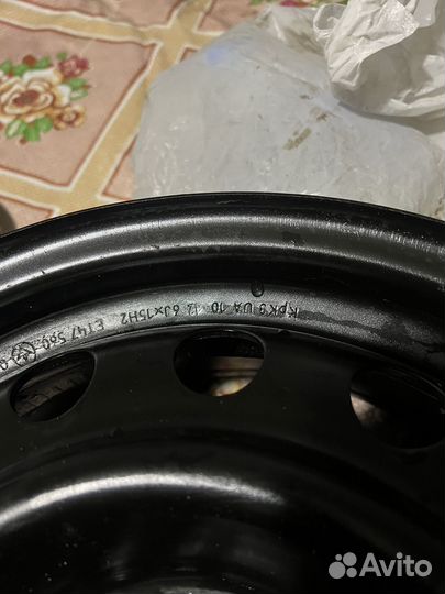 Диск штамповка р 15 новый