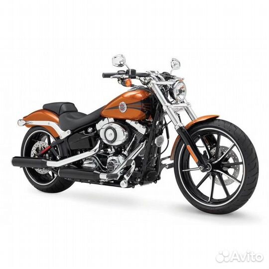 Защитный дуги на Harley Softail FX черные