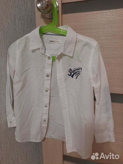 Рубашка нарядная модная на 3-4 хлопок