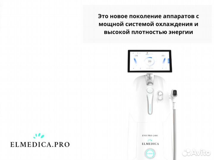 Диодный лазер для эпиляции ElMedica Evo’Pro 2024