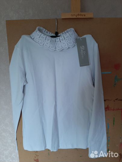 Блузка для девочки школьная