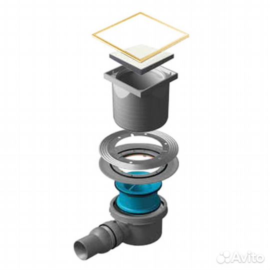 Точечный трап Pestan Confluo Standard 15х15 White