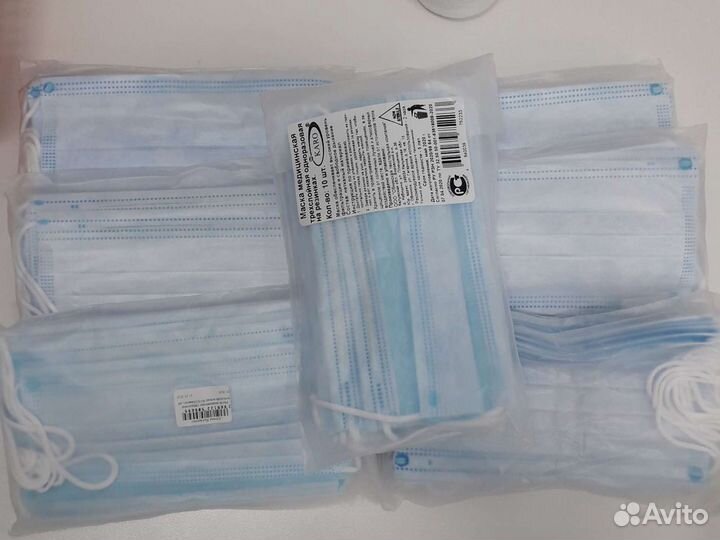 Маска одноразовая медицинская