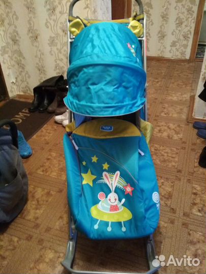 Санки коляска новые
